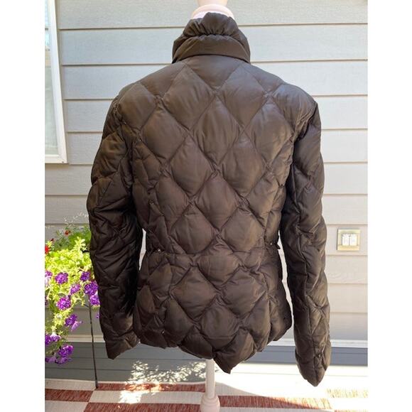 Eddie‎ Bauer Premium Goose Women's Black Coat Jacket Size Medium - Picture 2 of 3